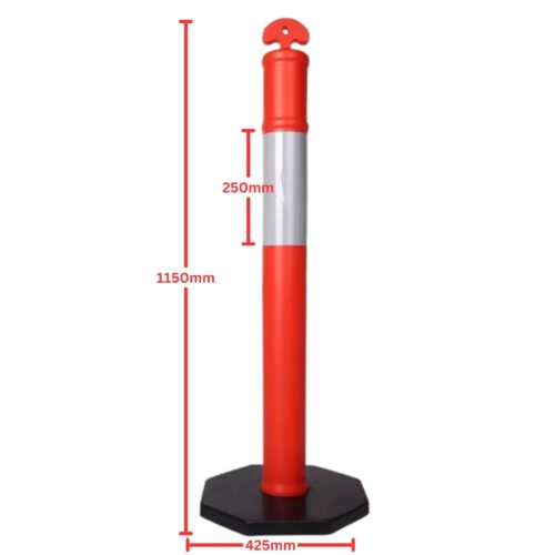 Safety Bollard with 6kg Base | 1150mm - Image 4
