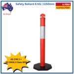 TradeBase 6kg Safety Bollard 1150mm with Class 400 Reflective Band