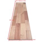 Hardwood Laminated Panel Board | Sydney Rose Gum Grandis | GLFJ 18x300x1200mm - Image 2