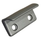 Window Sash Lift Double Hung Silver - angled 3D view showing profile and fixing holes
