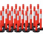 Safety Bollard with 6kg Base | T Top |1150mm | 20 Pack