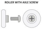 19mm Convex Shower Door Roller – Replaces Boral® Elite 8kg Rollers - Image 5