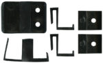 shower screen sill blocks set of 3, black, Ideal Regency Showerite Norfe BGC – TradeBase SHSILL3BK