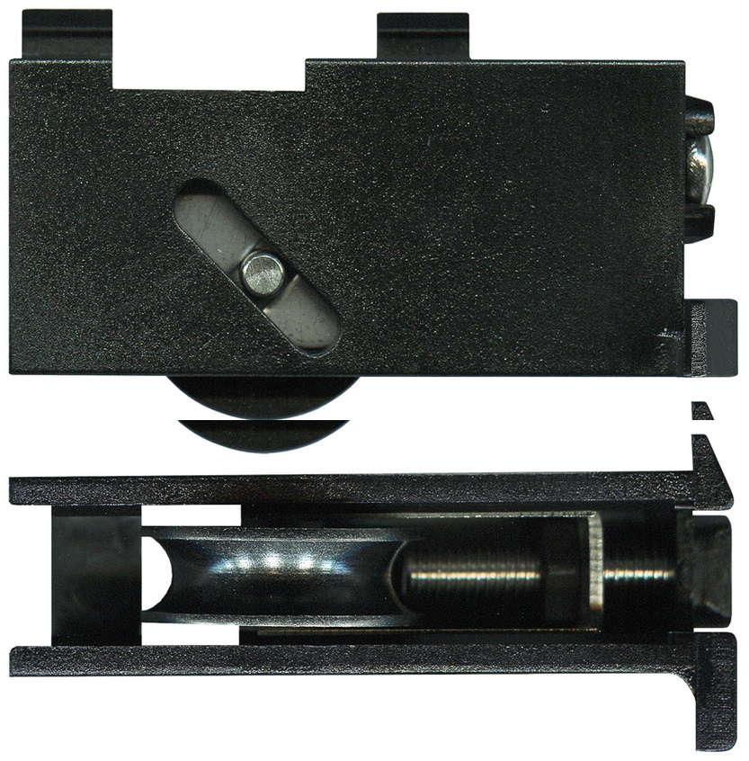 Patio Door Carriage & Roller Left Hand 25kg – Stegbar® left-hand patio door carriage and roller, suits Stegbar, 25kg – TradeBase CAR25STGL