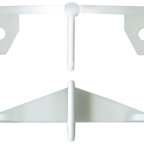cavity door butterfly floor guide, plastic – TradeBase GUICAVBFY
