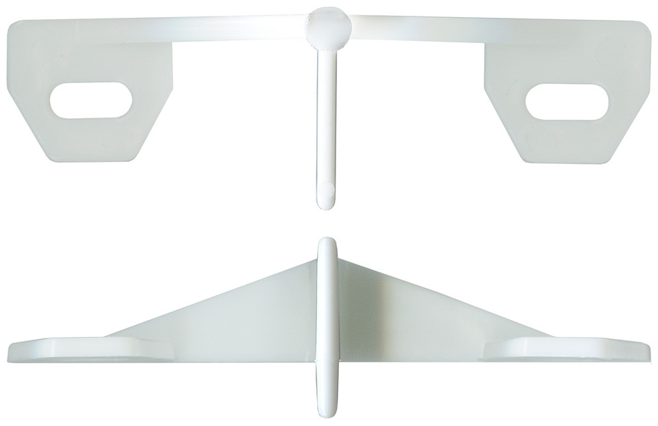 Cavity Door Floor Guide Butterfly – Plastic cavity door butterfly floor guide, plastic – TradeBase GUICAVBFY
