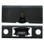 13mm Sliding Door Carriage & Acetal Roller – Plastic 2 Pack, 30 x 13 x 9 mm