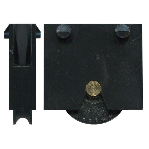 24mm Sliding Door Cassette & Nylon Roller – Adjustable Narrow Body Plastic, 33 x 33 x 12 mm