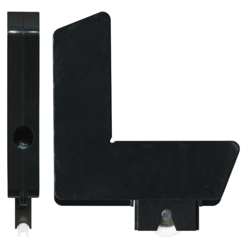 24mm Screen Door Corner Stake & Acetal Roller – Adjustable Plastic, 96 x 117 x 17 mm