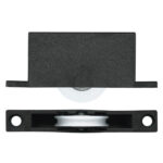 27mm Sliding Door Carriage & Acetal Roller – Adjustable Plastic, 72 x 34 x 11 mm