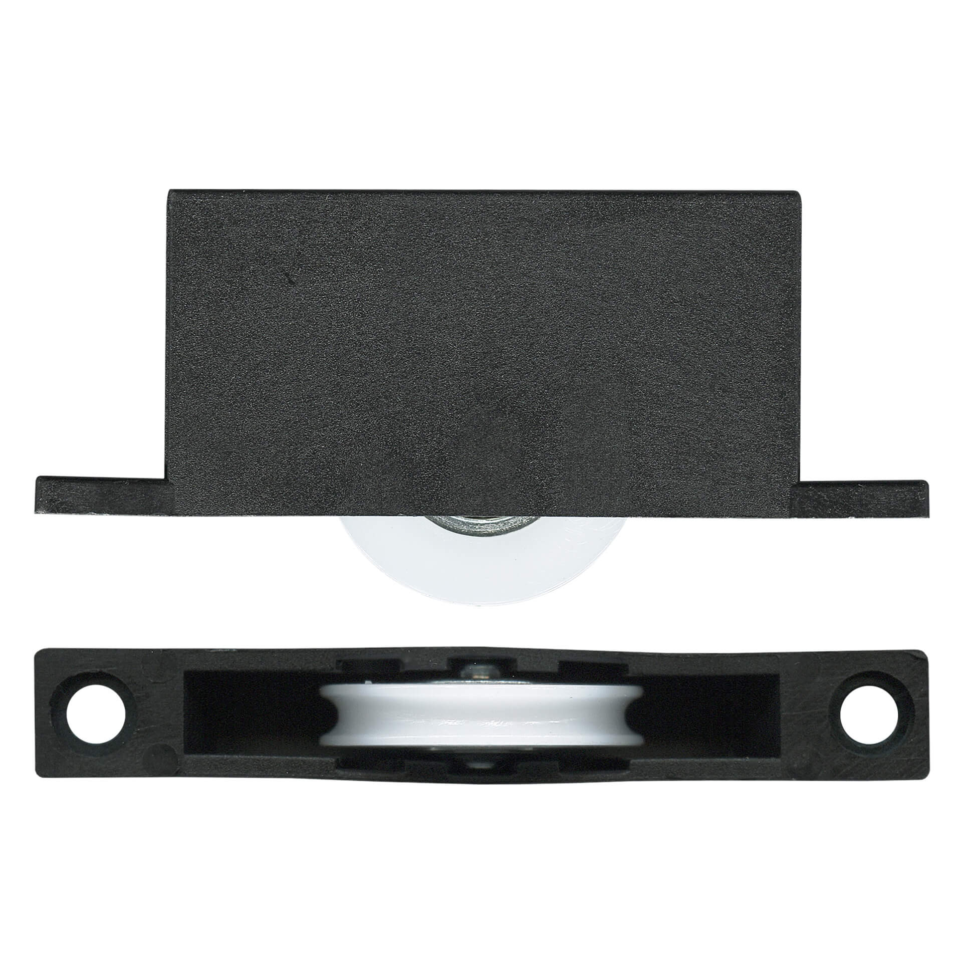 27mm Sliding Door Carriage & Acetal Roller – Adjustable Plastic – Main Image 27mm Sliding Door Carriage & Acetal Roller – Adjustable Plastic, 72 x 34 x 11 mm
