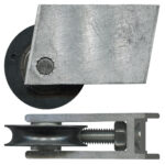 32mm Sliding Door Carriage & Acetal Roller – Adjustable Aluminium, 44.2 x 37.1 x 17 mm