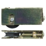 Sliding Door Carriage & Acetal Roller – Adjustable Zinc-plated steel, 76.4 x 32 x 15 mm
