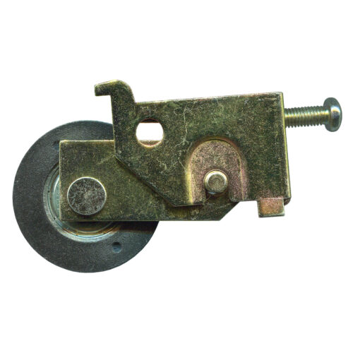 35.8mm Sliding Door Carriage & Acetal Roller – Adjustable Set Zinc-plated steel, 64.7 x 44.7 x 16.5 mm