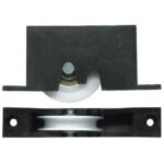 36mm Sliding Door Carriage & Acetal Roller – Adjustable Plastic, 81 x 40 x 16 mm