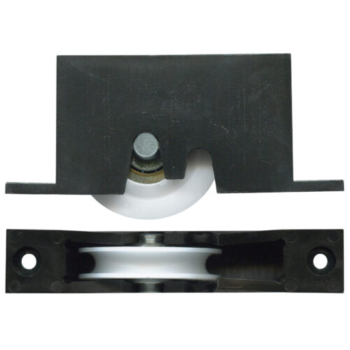 36mm Sliding Door Carriage & Acetal Roller – Adjustable Plastic, 81 x 40 x 16 mm