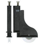 39mm Sliding Door Carriage & Acetal Roller – Adjustable Plastic, 67 x 90 x 16 mm