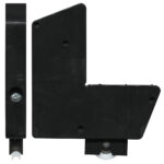 42mm Screen Door Corner Stake & Acetal Roller – Adjustable Plastic, 99 x 122 x 16 mm