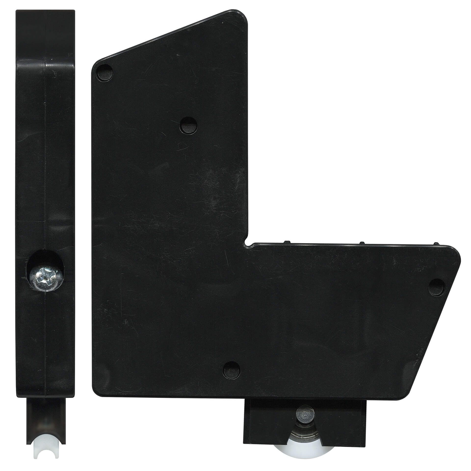 42mm Screen Door Corner Stake & Acetal Roller – Adjustable Plastic – Main Image 42mm Screen Door Corner Stake & Acetal Roller – Adjustable Plastic, 99 x 122 x 16 mm