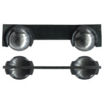 19mm Twin Steel Ball Carriage – Plastic, 19 x 76 x 19 mm