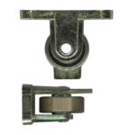 TradeBase 50kg heavy duty carriage and flat brass roller commercial sliding door