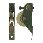 TradeBase 115kg heavy duty narrow carriage and brass roller timber door