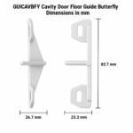 GUICAVBFY-cavity-door-floor-guide-butterfly-dimensions