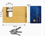 90mm solid brass padlock dimension drawing: 90 × 60 mm body, 36 mm height, 20 mm shackle clearance, Ø11.8 mm shackle, in millimetres
