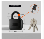 30mm waterproof laminated padlock dimensions: 40 × 32 mm body, 17.5 mm clearance, 12.5 mm internal, Ø6.5 mm shackle, in mm
