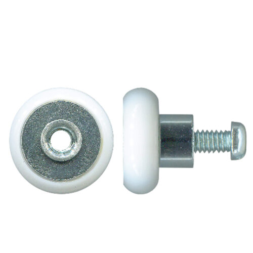 TradeBase 19mm Convex Sliding Door Roller – Acetal Screw 8kg