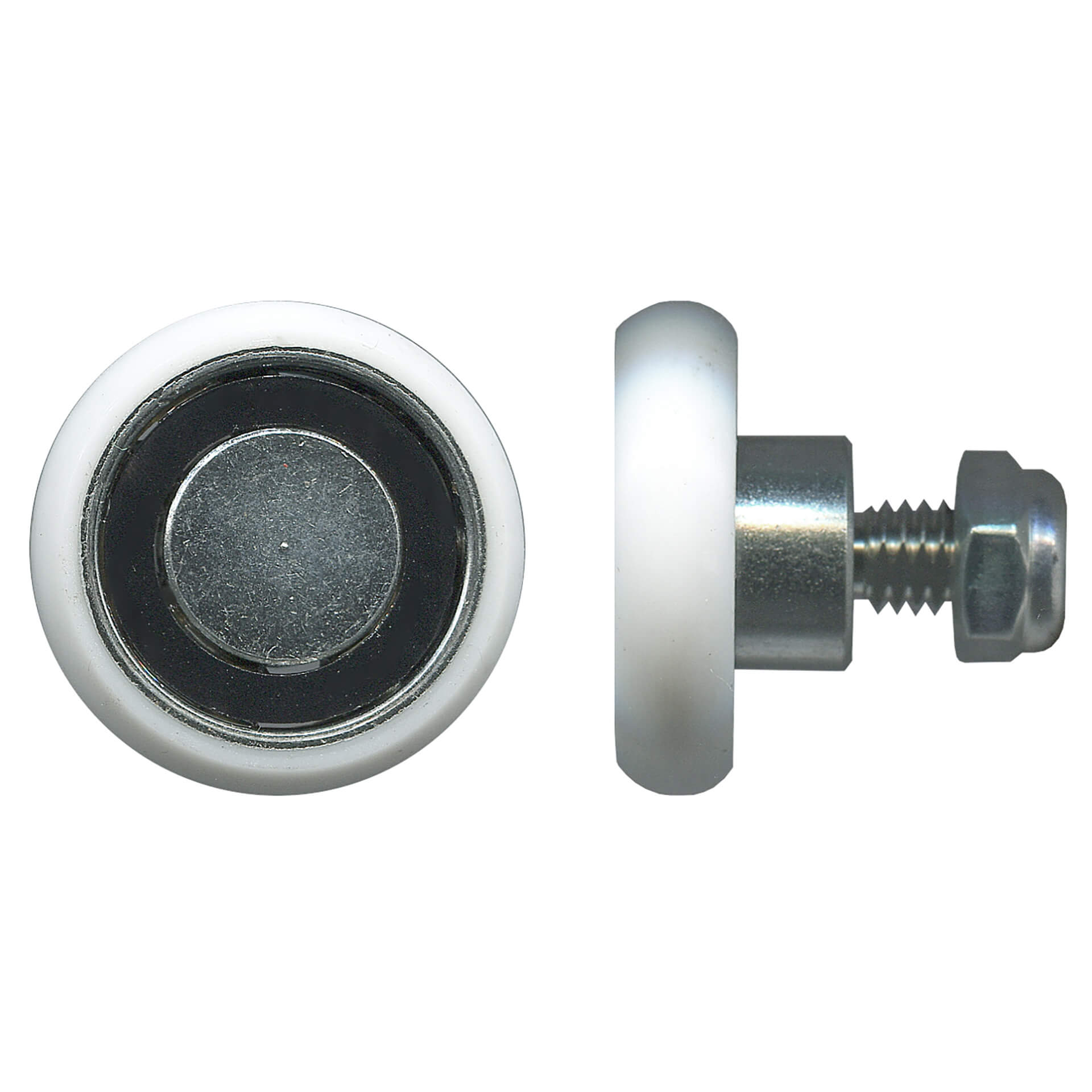 25mm Convex Sliding Door Roller – Acetal Threaded Stud 15kg TradeBase 25mm Convex Sliding Door Roller – Acetal Threaded Stud 15kg