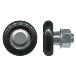 TradeBase 31mm Convex Sliding Door Roller – Acetal Threaded Stud 30kg