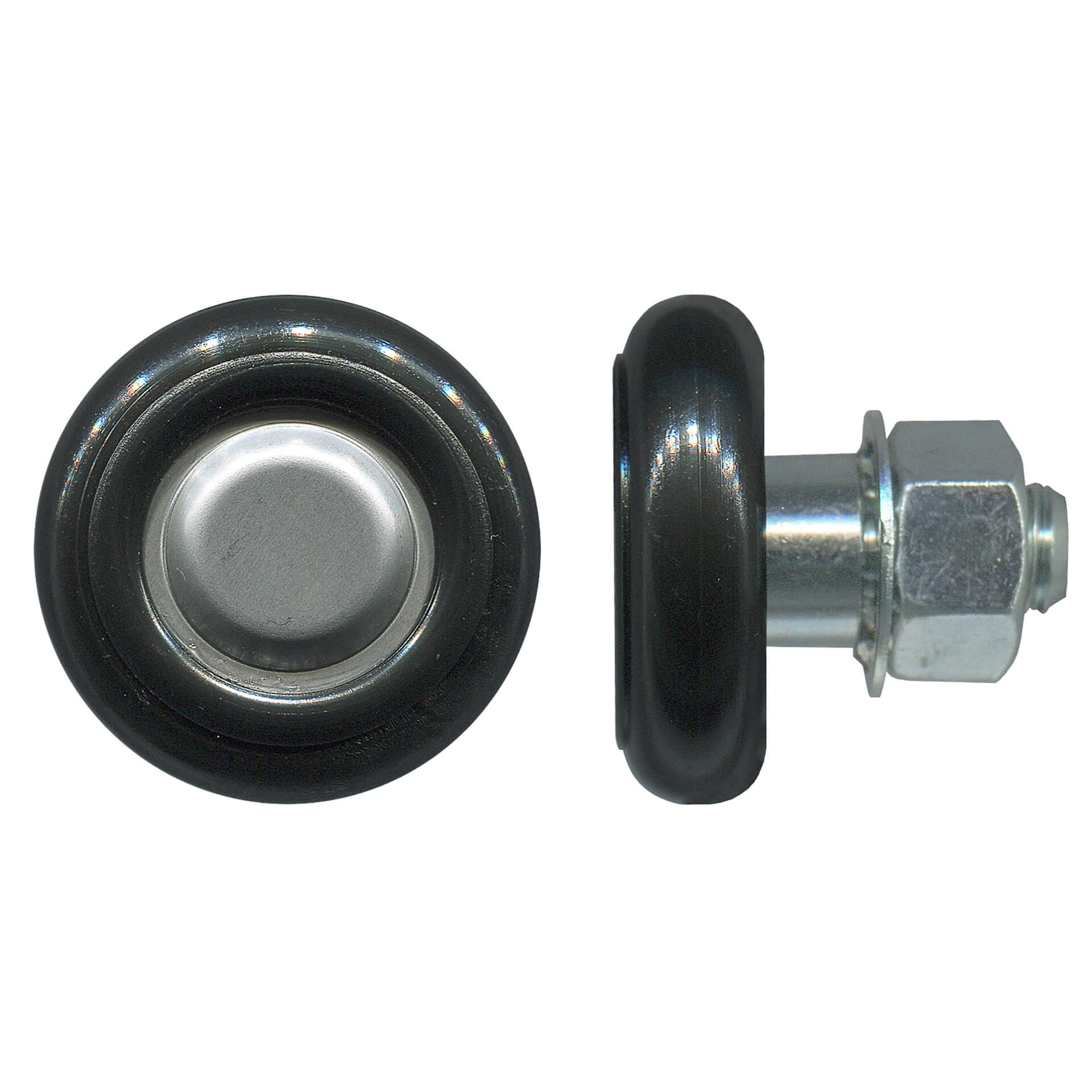 31mm Convex Sliding Door Roller – Acetal Threaded Stud 30kg TradeBase 31mm Convex Sliding Door Roller – Acetal Threaded Stud 30kg