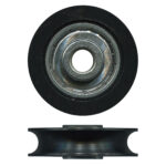 TradeBase 32mm Concave Sliding Door Roller – Acetal 15kg