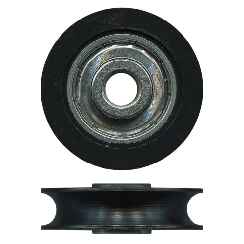 TradeBase 32mm Concave Sliding Door Roller – Acetal 15kg