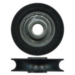 TradeBase 32mm Concave Sliding Door Roller – Nylon 40kg