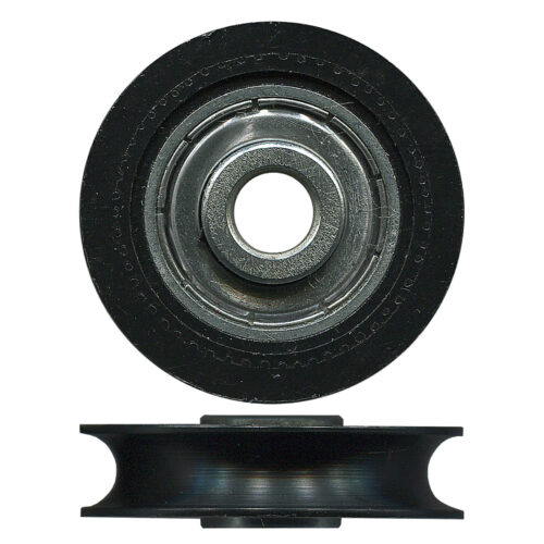 TradeBase 32mm Concave Sliding Door Roller – Nylon 40kg