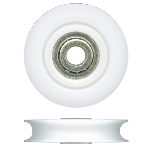 TradeBase 38mm Concave Sliding Door Roller – Acetal 35kg