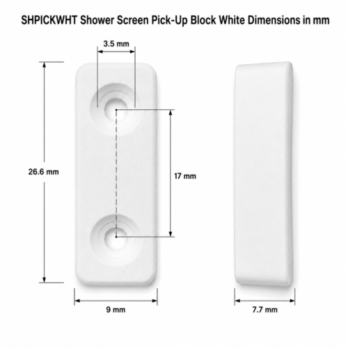 SHPICKWH -shower-block-replacement-white-dimension