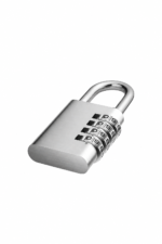 Aluminium travel combination padlock for luggage and backpacks - alternative view 2