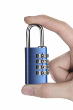 Aluminium travel combination padlock for luggage and backpacks - alternative view 4