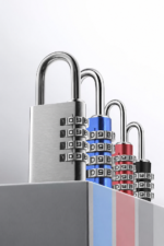 Aluminium travel combination padlock for luggage and backpacks - alternative view 5