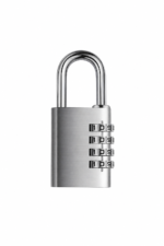 Aluminium travel combination padlock for luggage and backpacks - alternative view