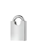 60mm Stainless Steel Closed Shackle Padlock – Marine Grade Anti-Cut Outdoor Gate Lock