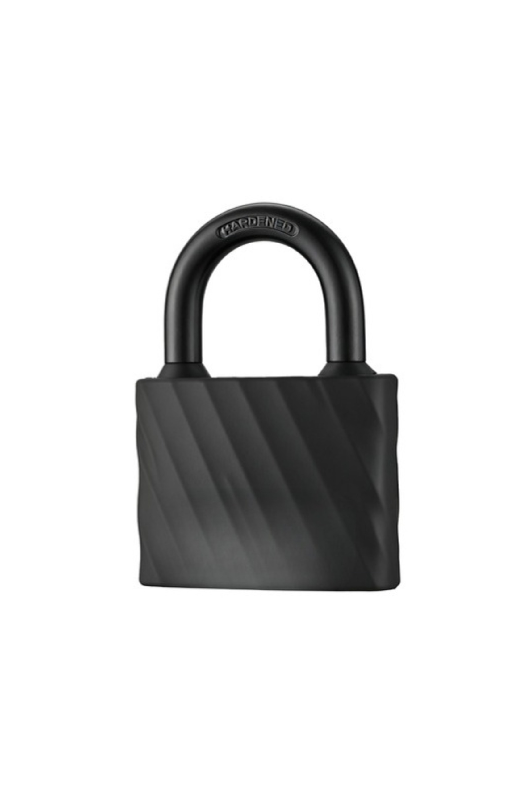 weatherproof-wave-shell-iron-padlock 75mm Weatherproof Wave Padlock – Black Iron Heavy Duty All-Weather Gate Lock - Image 1