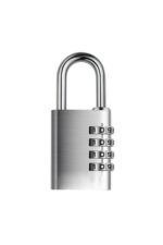 Aluminium Travel Combination Padlock – Keyless Luggage, Bag & Locker Lock