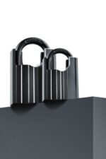 75mm Shrouded Iron Padlock – Black Heavy Duty Anti-Cut Gate & Yard Lock - Image 2