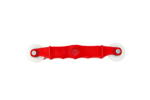 TradeBase twin-wheel flyscreen spline roller tool front view with concave guide wheel and ribbed press wheel