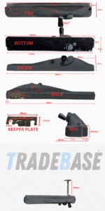 Monument right hand lockable keyed alike window winder 100mm restricted chain dimensions diagram