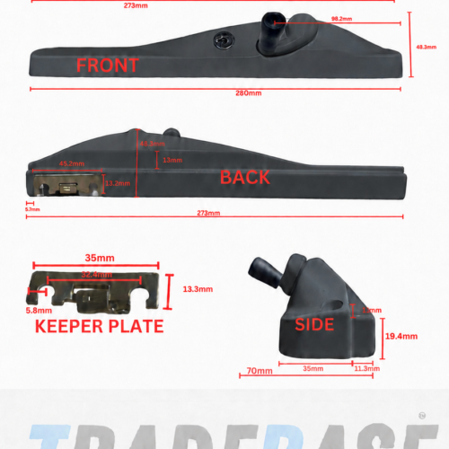 Monument right hand lockable keyed alike window winder 100mm restricted chain dimensions diagram